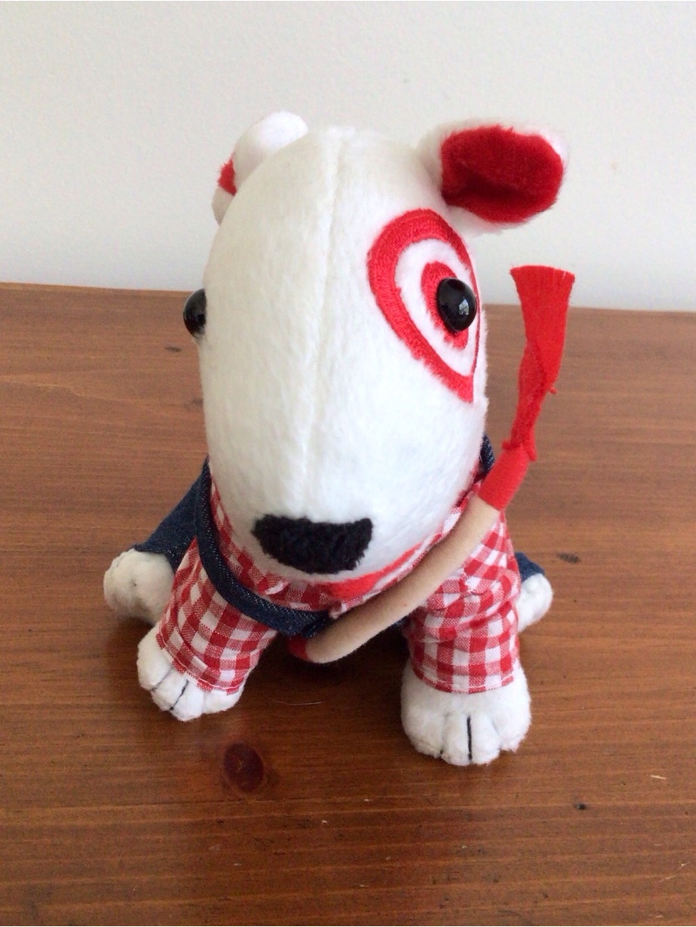 Target Red and White Dog Plush Toy Made Exclusively for Target